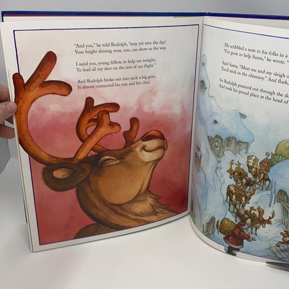 Rudolph The Red-Nosed Reindeer Kids Book - Picture 6 of 7